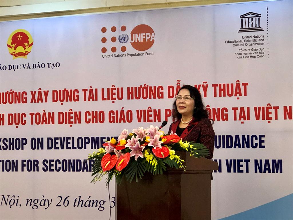 Hội thảo định hướng Xây dựng tài liệu hướng dẫn kỹ thuật  về giáo dục giới tính và tình dục toàn diện cho giáo viên phổ thông của Việt Nam